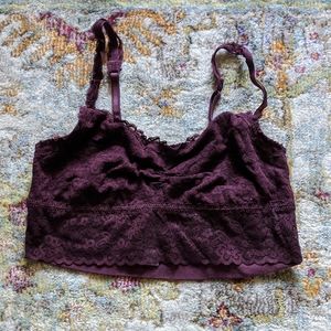 Plum Lace Bralette